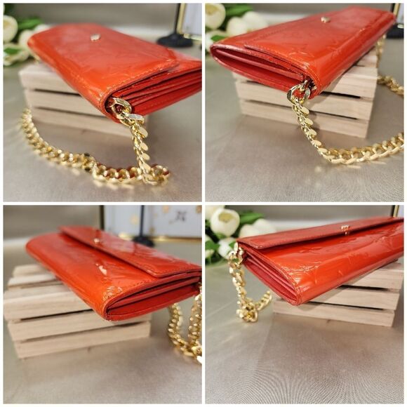 Authentic Louis Vuitton Vernis Sarah Long Wallet W/ Box And Dust Bag - Picture 14 of 17